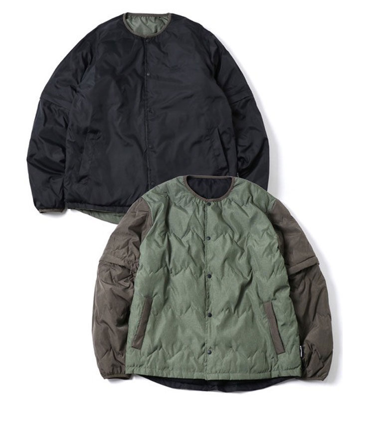 gym master ジムマスター リバーシブル マウンテンキルトノーカラージャケット G633743  メンズ レディース アウター ジャケット 半袖  秋 冬 秋冬 | gym master | 07