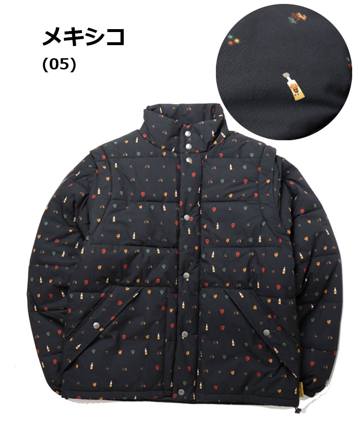 gym master ジムマスター ハッピーペイント中ワタ２ＷＡＹスタンドジャケット G633773 メンズ レディース アウター ジャケット ベスト 秋 冬 秋冬 | gym master | 02