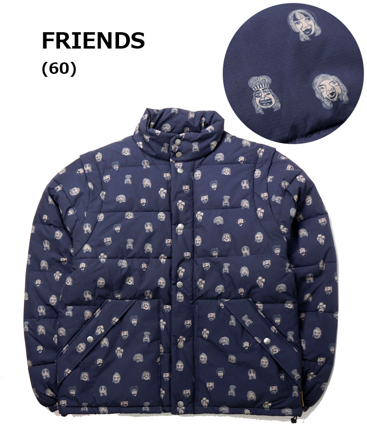 gym master ジムマスター ハッピーペイント中ワタ２ＷＡＹスタンドジャケット G633773 メンズ レディース アウター ジャケット ベスト 秋 冬 秋冬 | gym master | 05