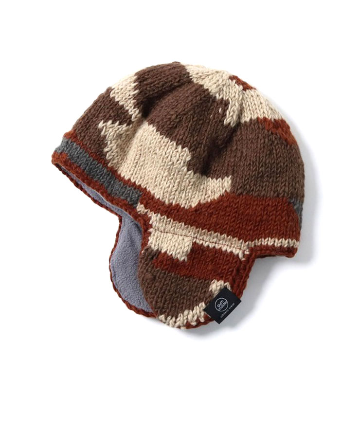 gym master ジムマスター 手編み耳当て付ニット帽 G699736 レディース メンズ 帽子 防寒 パイロットキャップ アビエイター キャップ 秋 冬 秋冬 | gym master | 02