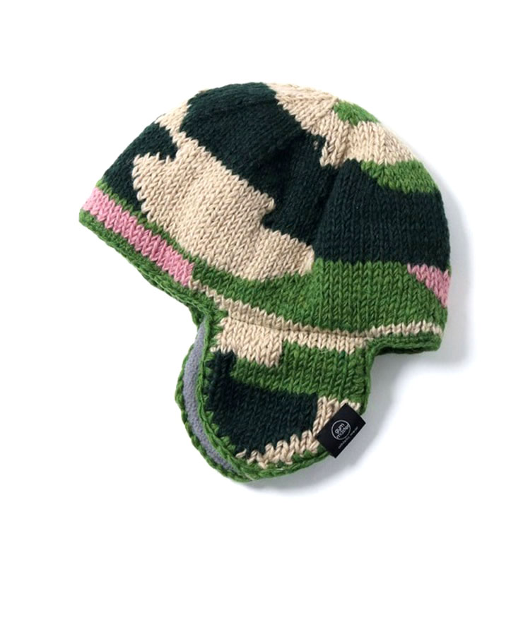 gym master ジムマスター 手編み耳当て付ニット帽 G699736 レディース メンズ 帽子 防寒 パイロットキャップ アビエイター キャップ 秋 冬 秋冬 | gym master | 03