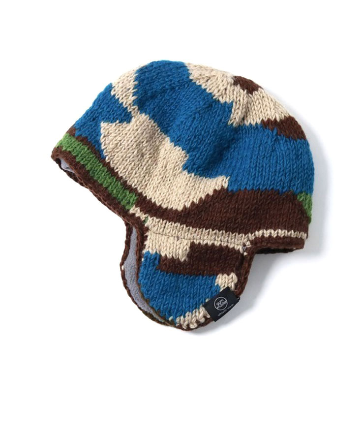 gym master ジムマスター 手編み耳当て付ニット帽 G699736 レディース メンズ 帽子 防寒 パイロットキャップ アビエイター キャップ 秋 冬 秋冬 | gym master | 04