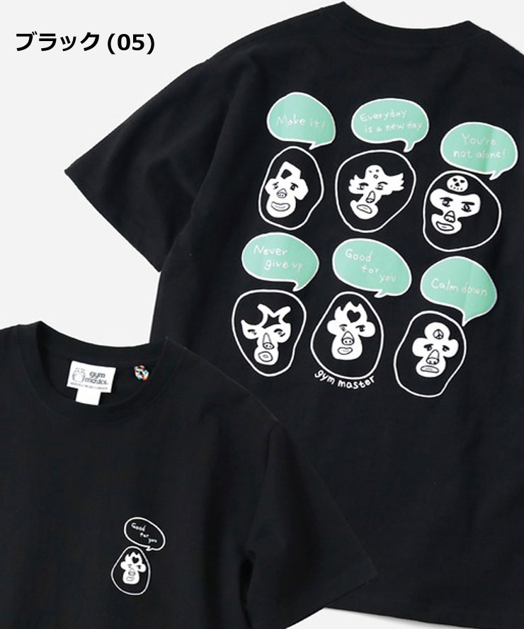 爆買 / gym master ジムマスター Tシャツ メンズ 半袖 7.4oz Good for you Tee G721700 春夏 厚手 プリントTシャツ コットン カジュアル アウトドア | gym master | 04