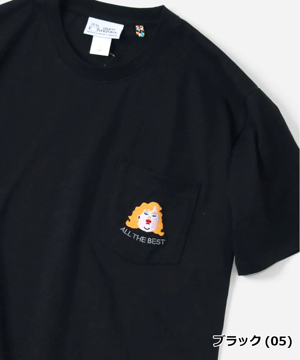 gym master ジムマスター Tシャツ メンズ 半袖 7.4oz ALL THE BEST 刺繍TEE G721702 春夏 厚手 刺繍Tシャツ コットン ヘビーウェイト カジュアル アウトドア | gym master | 03
