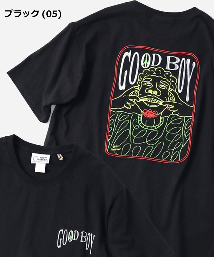 爆買 / gym master ジムマスター Tシャツ メンズ 半袖 7.4oz GOOD BOY 刺繍Tee G721706 春夏 厚手 刺繍Tシャツ コットン カジュアル アウトドア | gym master | 03