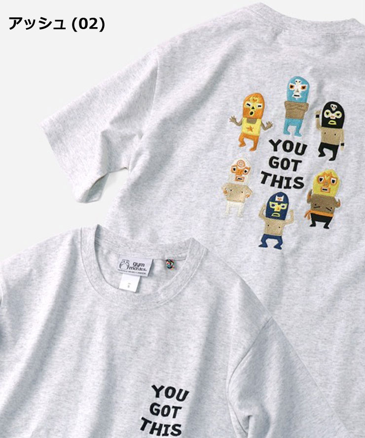 gym master ジムマスター Tシャツ メンズ 半袖 7.4oz YOU GOT THIS 刺繍Tee G721707 春夏 厚手 刺繍Tシャツ コットン カジュアル アウトドア | gym master | 02