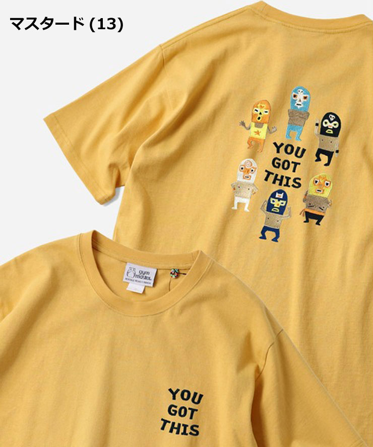 gym master ジムマスター Tシャツ メンズ 半袖 7.4oz YOU GOT THIS 刺繍Tee G721707 春夏 厚手 刺繍Tシャツ コットン カジュアル アウトドア | gym master | 05