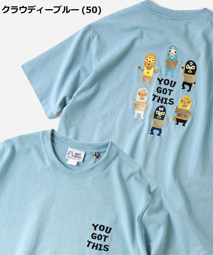 gym master ジムマスター Tシャツ メンズ 半袖 7.4oz YOU GOT THIS 刺繍Tee G721707 春夏 厚手 刺繍Tシャツ コットン カジュアル アウトドア | gym master | 06