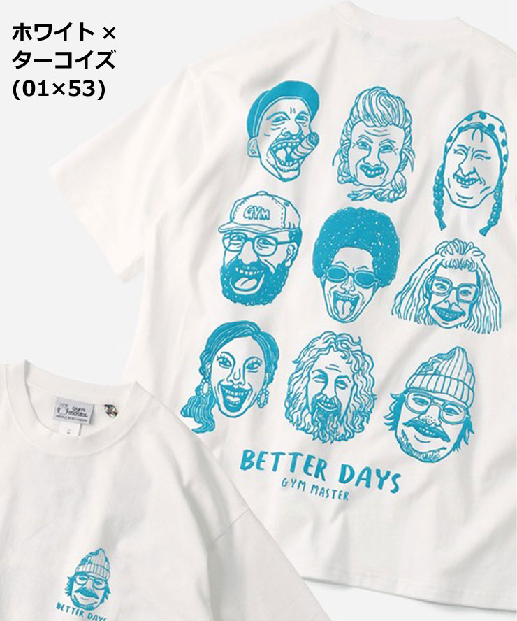 gym master ジムマスター Tシャツ メンズ 半袖 7.4oz BETTER DAYS ビッグTee G721710 春夏 ビッグTシャツ オーバーサイズ 厚手 プリントTシャツ カジュアル | gym master | 06
