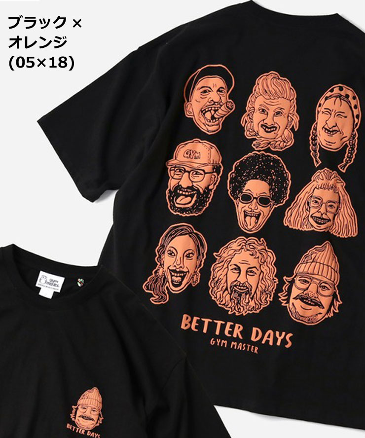 gym master ジムマスター Tシャツ メンズ 半袖 7.4oz BETTER DAYS ビッグTee G721710 春夏 ビッグTシャツ オーバーサイズ 厚手 プリントTシャツ カジュアル | gym master | 07