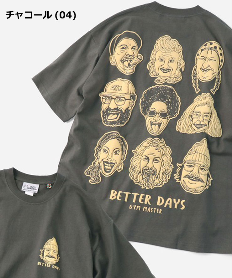gym master ジムマスター Tシャツ メンズ 半袖 7.4oz BETTER DAYS ビッグTee G721710 春夏 ビッグTシャツ オーバーサイズ 厚手 プリントTシャツ カジュアル | gym master | 03