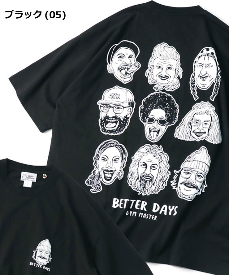 gym master ジムマスター Tシャツ メンズ 半袖 7.4oz BETTER DAYS ビッグTee G721710 春夏 ビッグTシャツ オーバーサイズ 厚手 プリントTシャツ カジュアル | gym master | 04