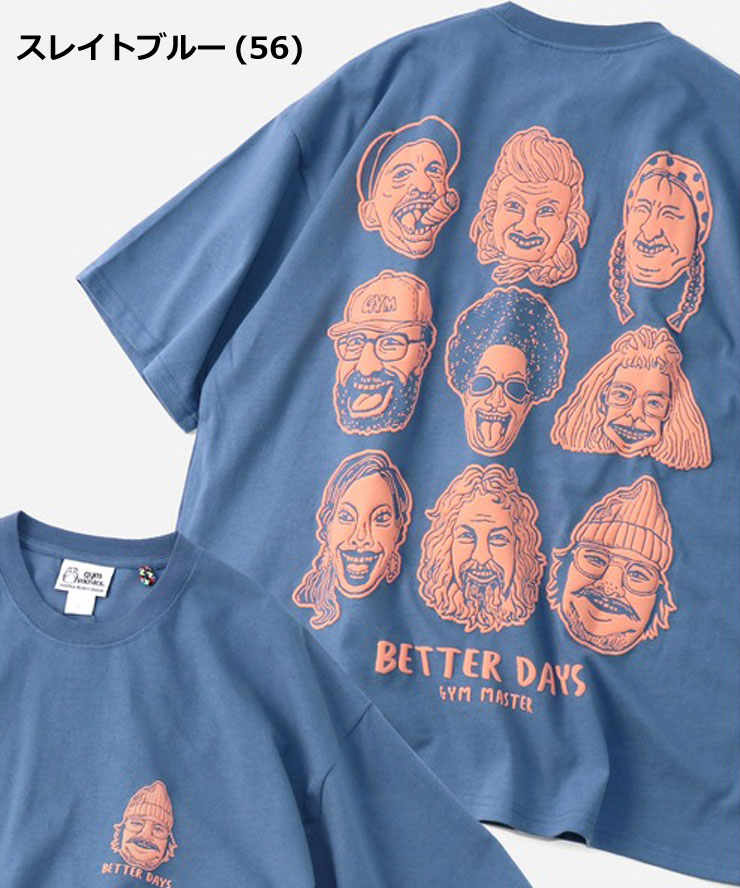 gym master ジムマスター Tシャツ メンズ 半袖 7.4oz BETTER DAYS ビッグTee G721710 春夏 ビッグTシャツ オーバーサイズ 厚手 プリントTシャツ カジュアル | gym master | 05