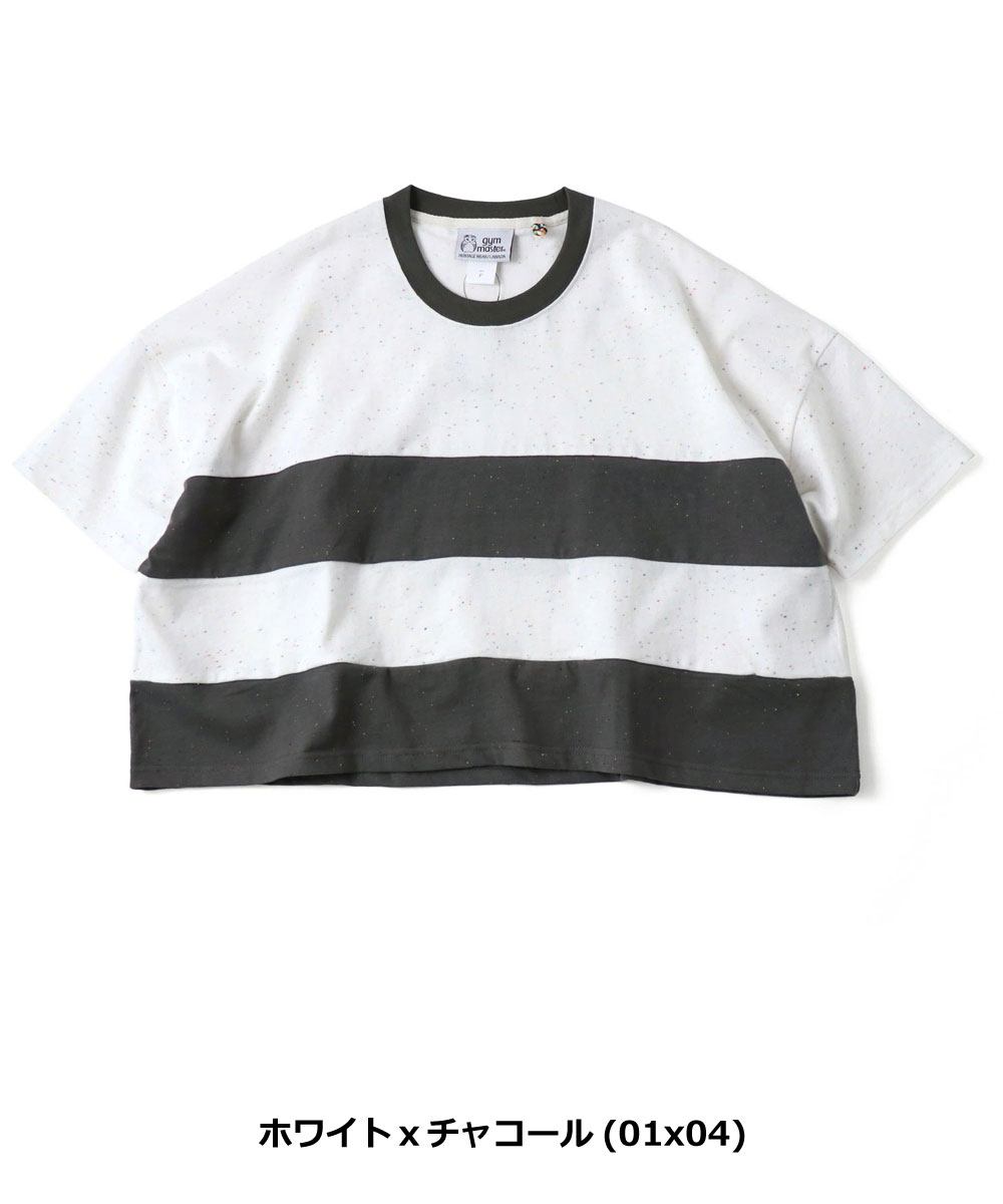 爆買 / gym master ジムマスター 段切り替えネップ ショートTee G721746 メンズ 半袖 春夏 Tシャツ 切替Tシャツ ネップ生地 カジュアル アウトドア | gym master | 01