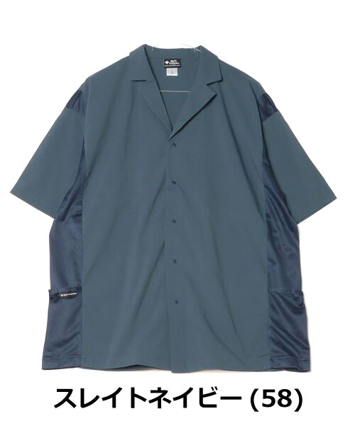 gym master ジムマスター 半袖シャツ メンズ マイクロリップ メッシュ切替 通気性 軽量 速乾 アウトドア キャンプ G721761 | gym master | 03