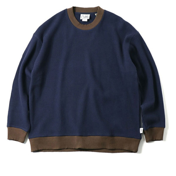 爆買 ワッフルtシャツ 長袖 メンズ ジムマスター トレーナー gym master ワッフルクルーネック G733633 | gym master | 09