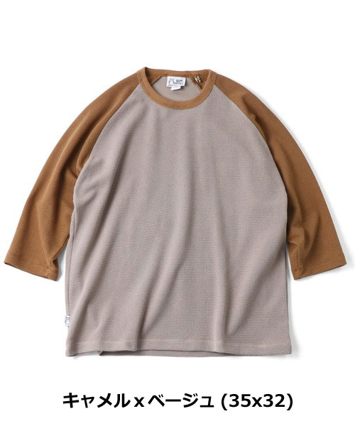 gym master ジムマスター Tシャツ メンズ 7.2oz ドライワッフル 8分袖 七分袖 無地 吸汗速乾 サーマル カットソー G733717 春 夏 秋 カジュアル | gym master | 05