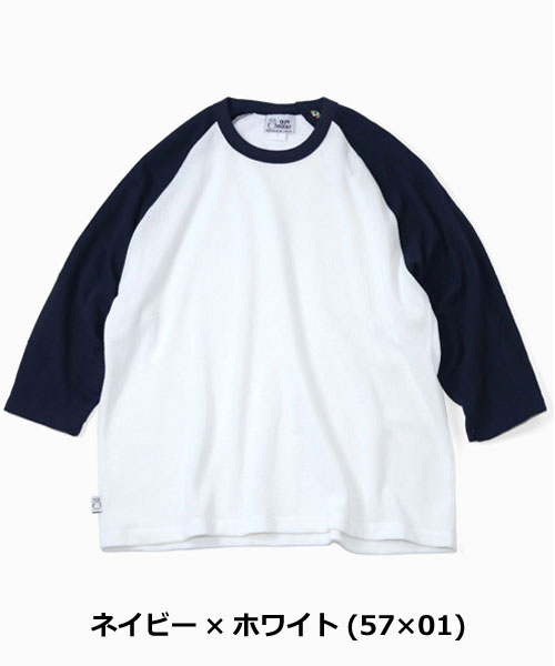 gym master ジムマスター Tシャツ メンズ 7.2oz ドライワッフル 8分袖 七分袖 無地 吸汗速乾 サーマル カットソー G733717 春 夏 秋 カジュアル | gym master | 06