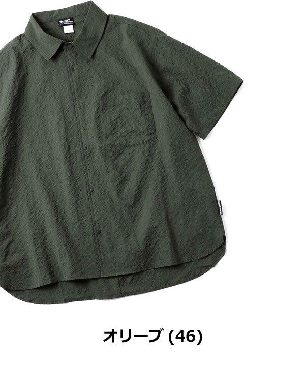 gym master ジムマスター 半袖シャツ メンズ 夏 シアサッカー 涼しい 軽量 スナップボタン カジュアル アウトドア 薄手 G733720 | gym master | 04