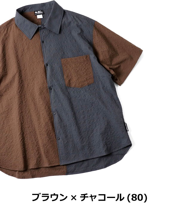 gym master ジムマスター 半袖シャツ メンズ 夏 シアサッカー 涼しい 軽量 スナップボタン カジュアル アウトドア 薄手 G733720 | gym master | 06