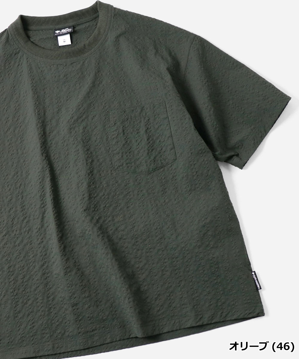 爆買 / gym master ジムマスター Tシャツ メンズ 半袖 UL-シアサッカー TEE G733721 春夏 吸水速乾 軽量 シアサッカー ドライTシャツ アウトドア | gym master | 04