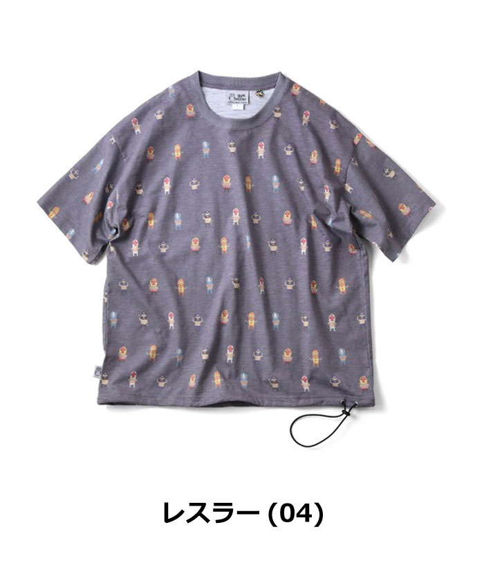 gym master ジムマスター T/Cドライスラブ ハッピーペイントビッグTee G733725 メンズ 半袖 春夏 ビッグTシャツ オーバーサイズ 吸水速乾 軽量 プリントTシャツ | gym master | 01