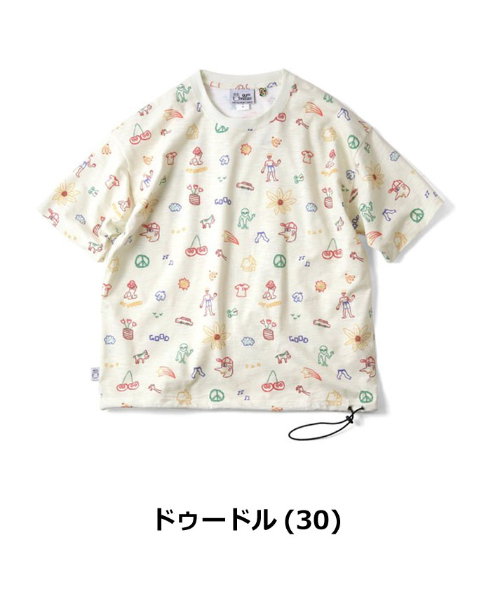 gym master ジムマスター T/Cドライスラブ ハッピーペイントビッグTee G733725 メンズ 半袖 春夏 ビッグTシャツ オーバーサイズ 吸水速乾 軽量 プリントTシャツ | gym master | 03