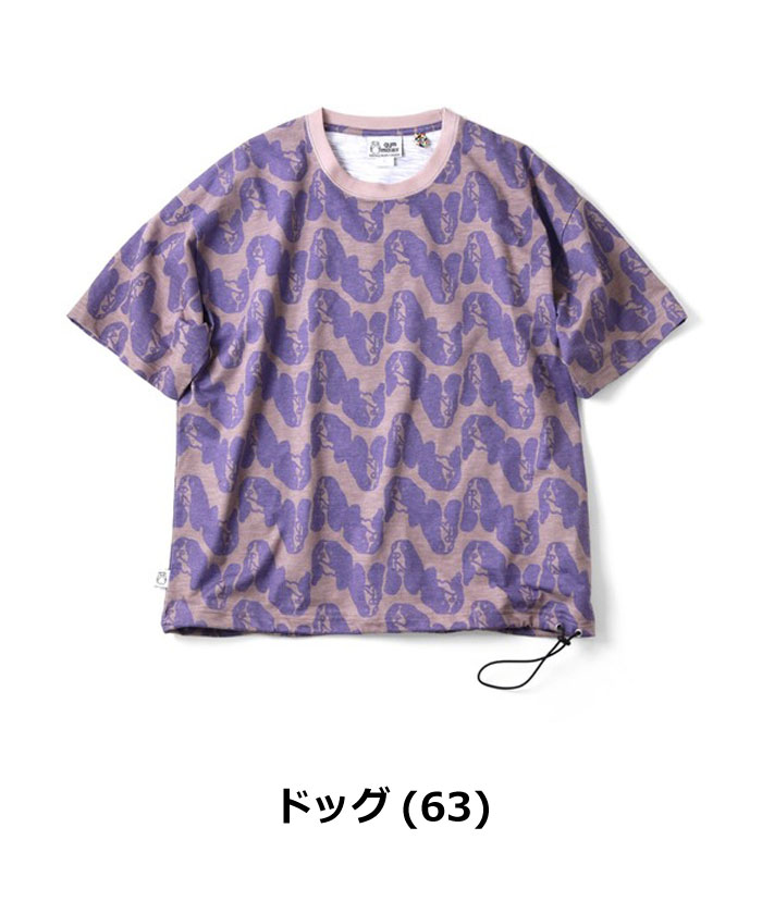 gym master ジムマスター T/Cドライスラブ ハッピーペイントビッグTee G733725 メンズ 半袖 春夏 ビッグTシャツ オーバーサイズ 吸水速乾 軽量 プリントTシャツ | gym master | 06