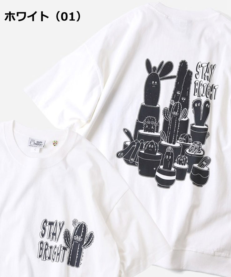 gym master ジムマスター キッズ Tシャツ 半袖 KIDS 6.2oz ピグメントサボテンTEE G733782K 春夏 子供服 プリントTシャツ 男の子 女の子 | gym master | 01