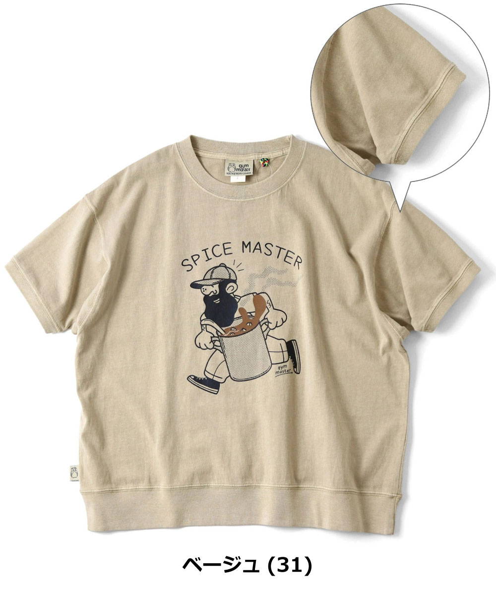 爆買 / gym master ジムマスター 6.2oz ピグメント SPICE MASTER ビッグTee G733783-F レディース 半袖 Tシャツ オーバーサイズ ピグメント加工 コットン100％ | gym master | 04