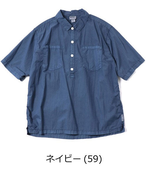 gym master ジムマスター 半袖シャツ メンズ 夏 プルオーバー ピグメント コットンナイロン 軽量 薄手 涼しい カジュアル G733791 | gym master | 05