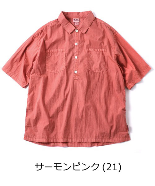 gym master ジムマスター 半袖シャツ メンズ 夏 プルオーバー ピグメント コットンナイロン 軽量 薄手 涼しい カジュアル G733791 | gym master | 03