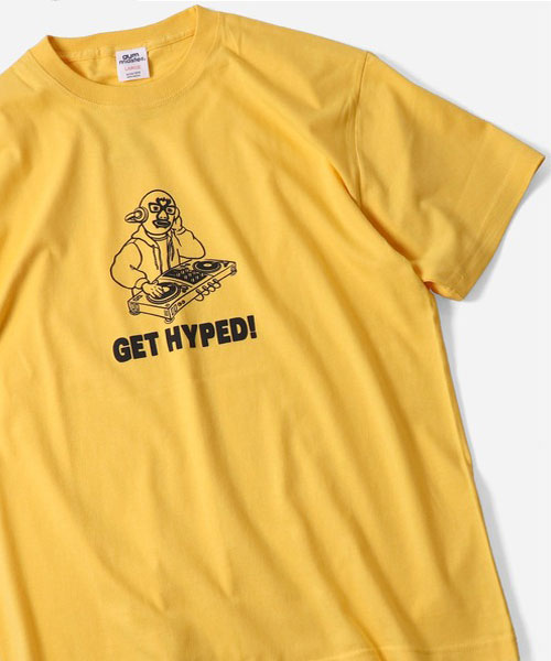 ジムマスター Tシャツ 覆面 メンズ gym master GET HYPED TEE 半袖 5.6oz プリントTシャツ コットン 春夏 G751770 | gym master | 03