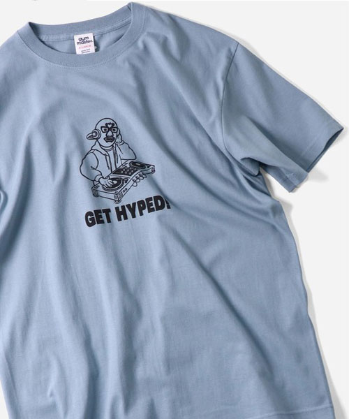 ジムマスター Tシャツ 覆面 メンズ gym master GET HYPED TEE 半袖 5.6oz プリントTシャツ コットン 春夏 G751770 | gym master | 05