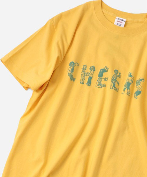 gym master ジムマスター Tシャツ メンズ 半袖 5.6oz CHEERS TEE G774772 春夏 プリントTシャツ コットン カジュアル アウトドア | gym master | 03