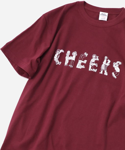 gym master ジムマスター Tシャツ メンズ 半袖 5.6oz CHEERS TEE G774772 春夏 プリントTシャツ コットン カジュアル アウトドア | gym master | 04
