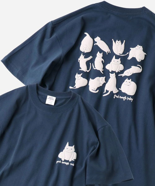 gym master ジムマスター Tシャツ メンズ 半袖 5.6oz good enough today TEE G774773 春夏 プリントTシャツ コットン カジュアル アウトドア | gym master | 05