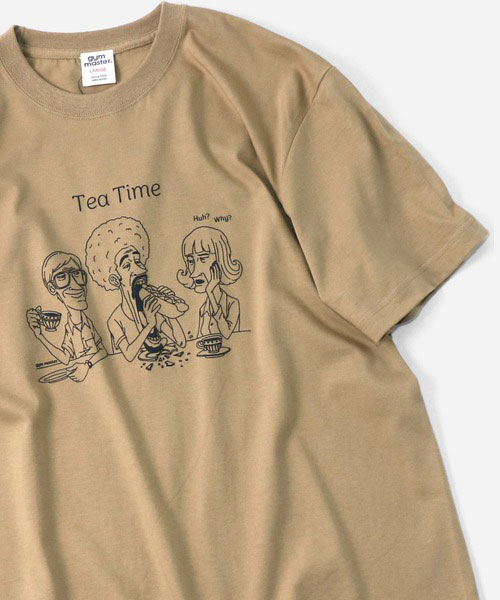 gym master ジムマスター Tシャツ メンズ 半袖 5.6oz Tea Time TEE G774775 春夏 プリントTシャツ コットン カジュアル アウトドア | gym master | 03