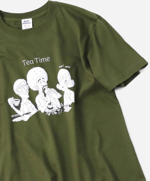 gym master ジムマスター Tシャツ メンズ 半袖 5.6oz Tea Time TEE G774775 春夏 プリントTシャツ コットン カジュアル アウトドア | gym master | 04