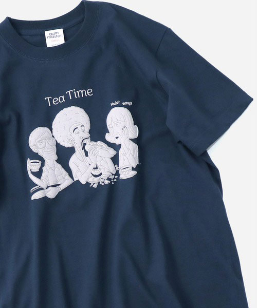 gym master ジムマスター Tシャツ メンズ 半袖 5.6oz Tea Time TEE G774775 春夏 プリントTシャツ コットン カジュアル アウトドア | gym master | 05