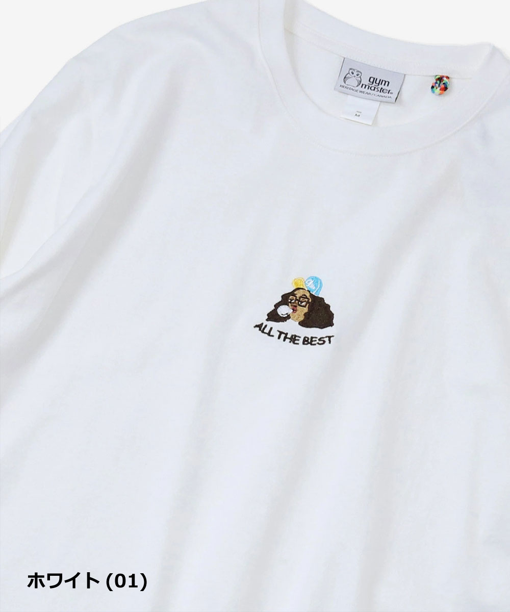 gym master ジムマスター 7.4oz ALL THE BEST 刺繍ロンTEE G821714 メンズ レディース 長袖 Tシャツ ロンT 刺繍 ヘビーウェイト 綿100％ カジュアル | gym master | 01