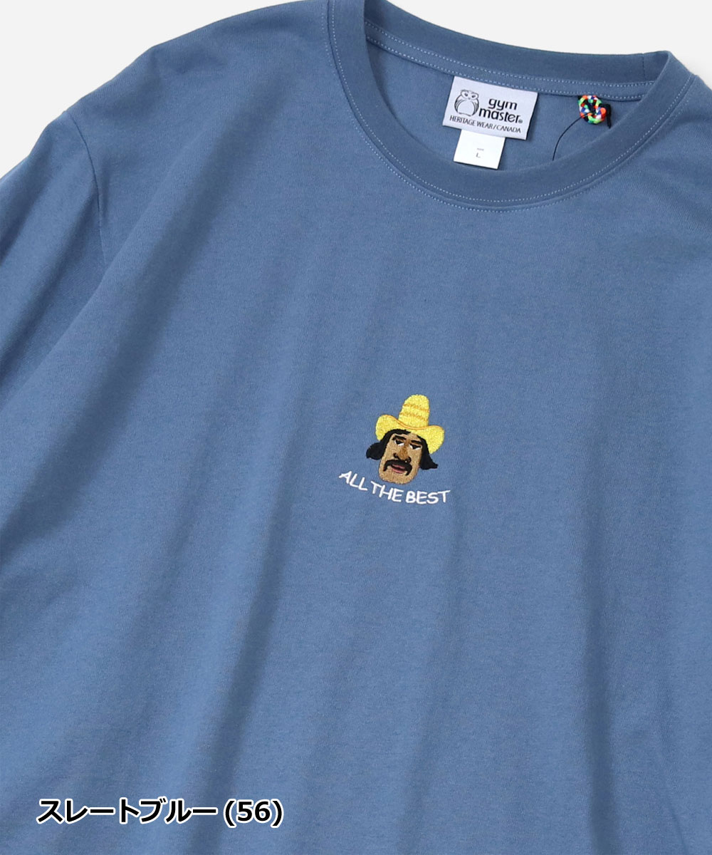 gym master ジムマスター 7.4oz ALL THE BEST 刺繍ロンTEE G821714 メンズ レディース 長袖 Tシャツ ロンT 刺繍 ヘビーウェイト 綿100％ カジュアル | gym master | 04