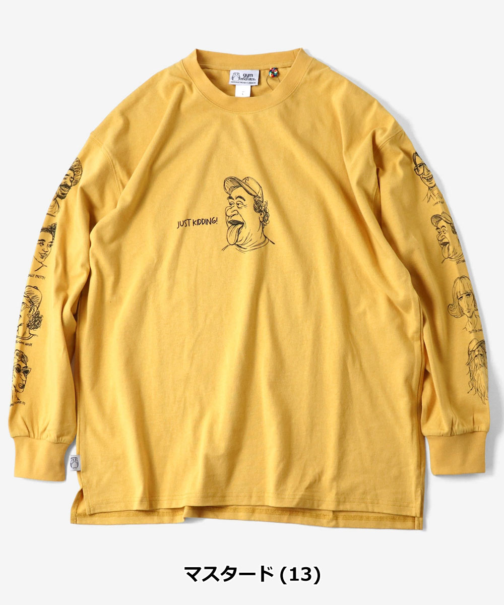 gym master ジムマスター 7.4oz In My Heart ビッグロンTEE G821716 メンズ レディース 長袖 Tシャツ ロンT ヘビーウェイト ビッグシルエット 綿100％ | gym master | 02