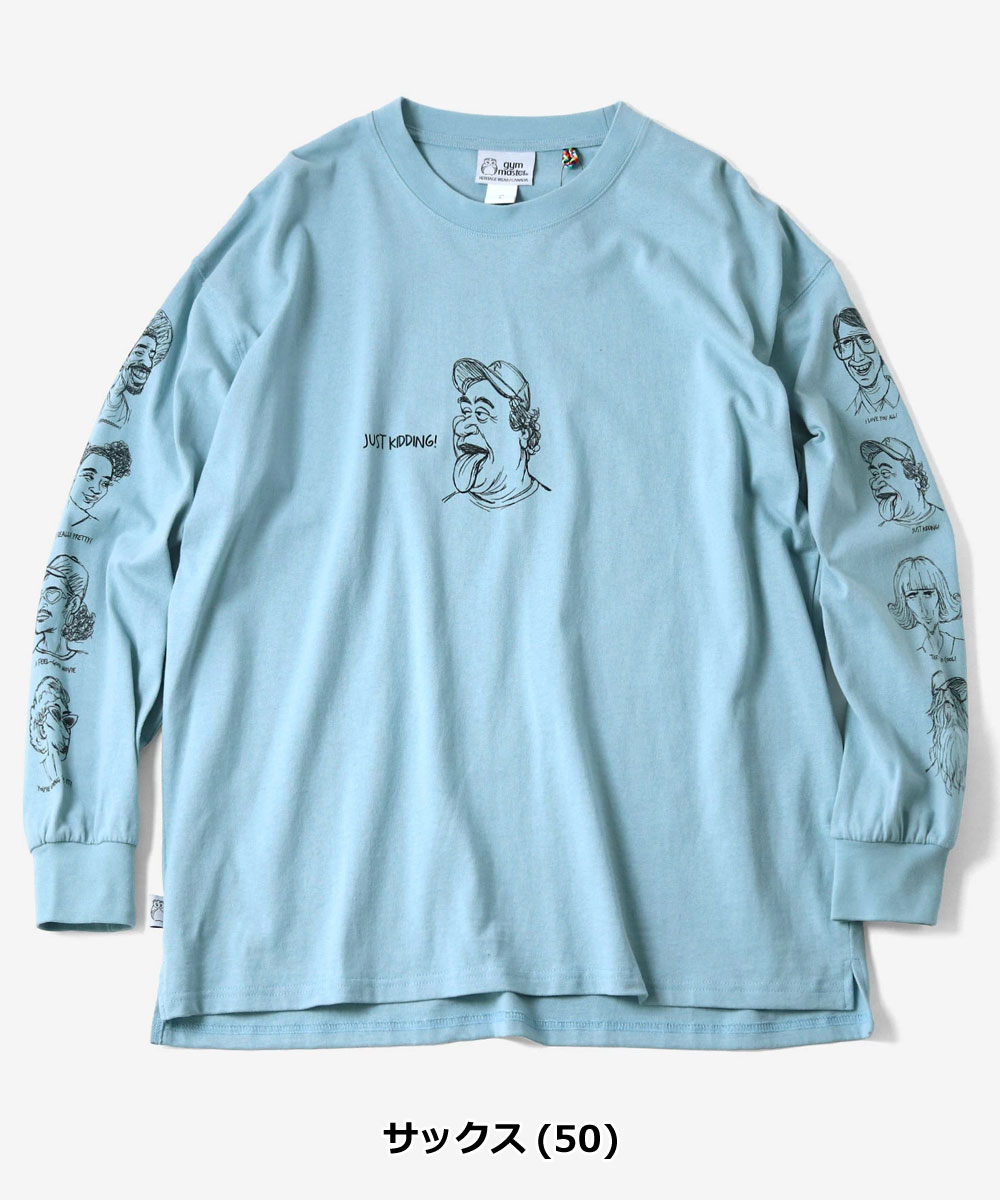 gym master ジムマスター 7.4oz In My Heart ビッグロンTEE G821716 メンズ レディース 長袖 Tシャツ ロンT ヘビーウェイト ビッグシルエット 綿100％ | gym master | 04