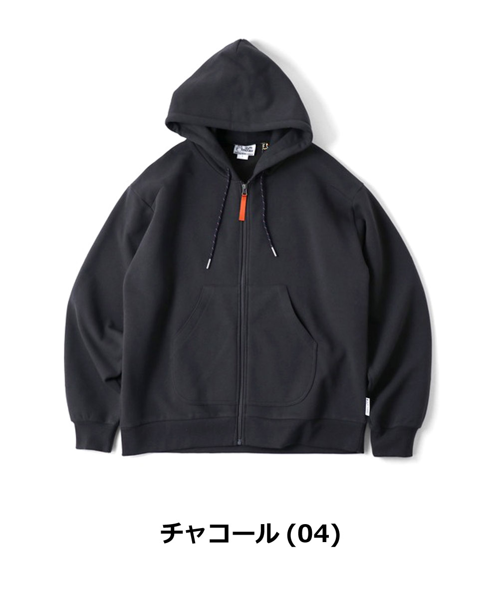 gym master ジムマスター 12oz ヘビー裏起毛スウェット ジップパーカー G833738 メンズ レディース パーカー フルジップ 裏起毛 ヘビーウェイト 防寒 暖かい | gym master | 02