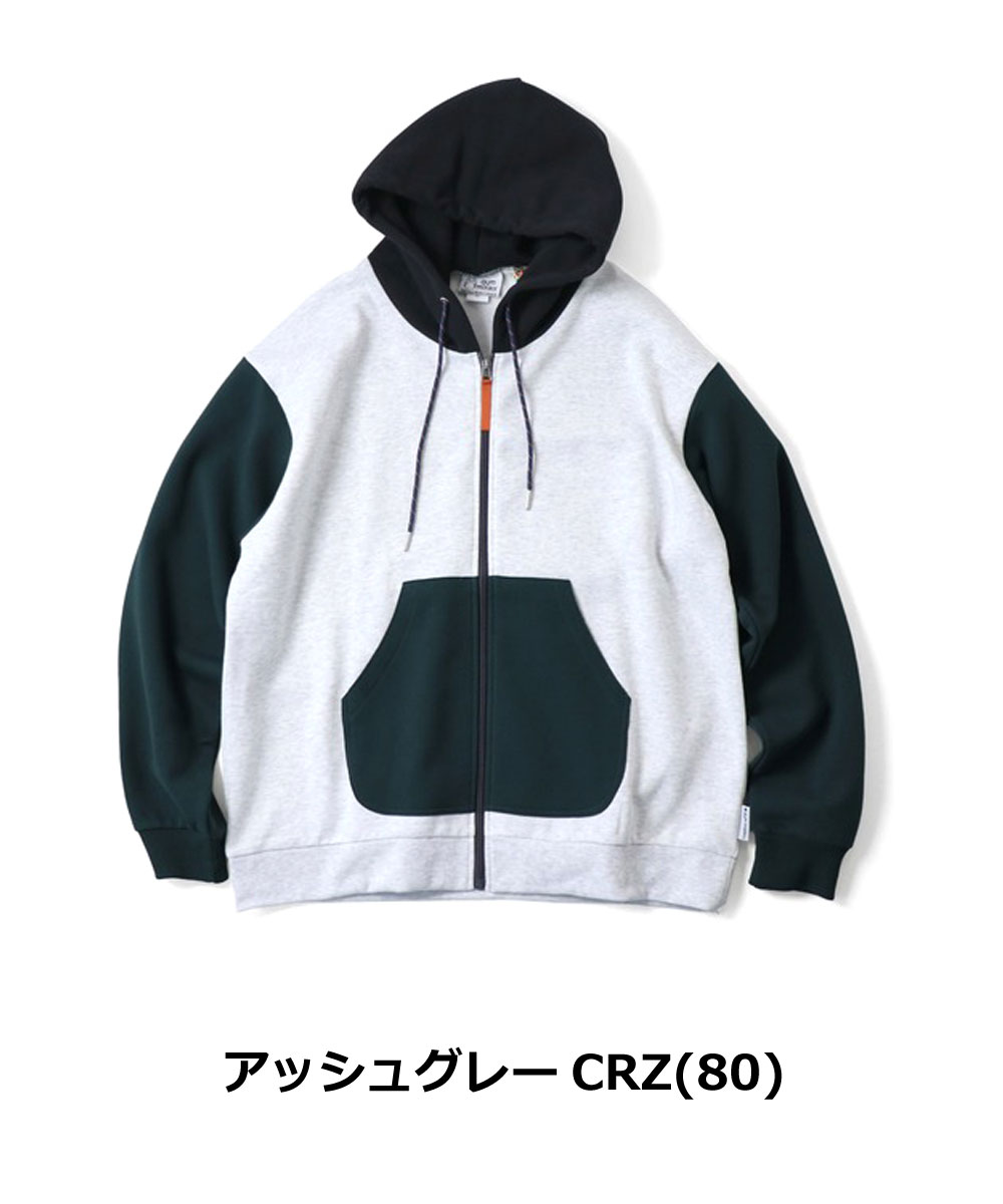 gym master ジムマスター 12oz ヘビー裏起毛スウェット ジップパーカー G833738 メンズ レディース パーカー フルジップ 裏起毛 ヘビーウェイト 防寒 暖かい | gym master | 06