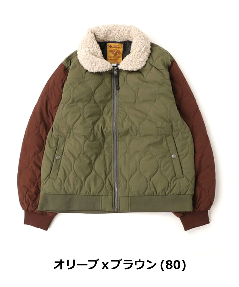 ジムマスター アウター gym master UL-ドビー フライトJKT G833758 メンズ レディース 中綿ジャケット ブルゾン SORONA ボア襟 軽量 防寒 秋冬 | gym master | 06