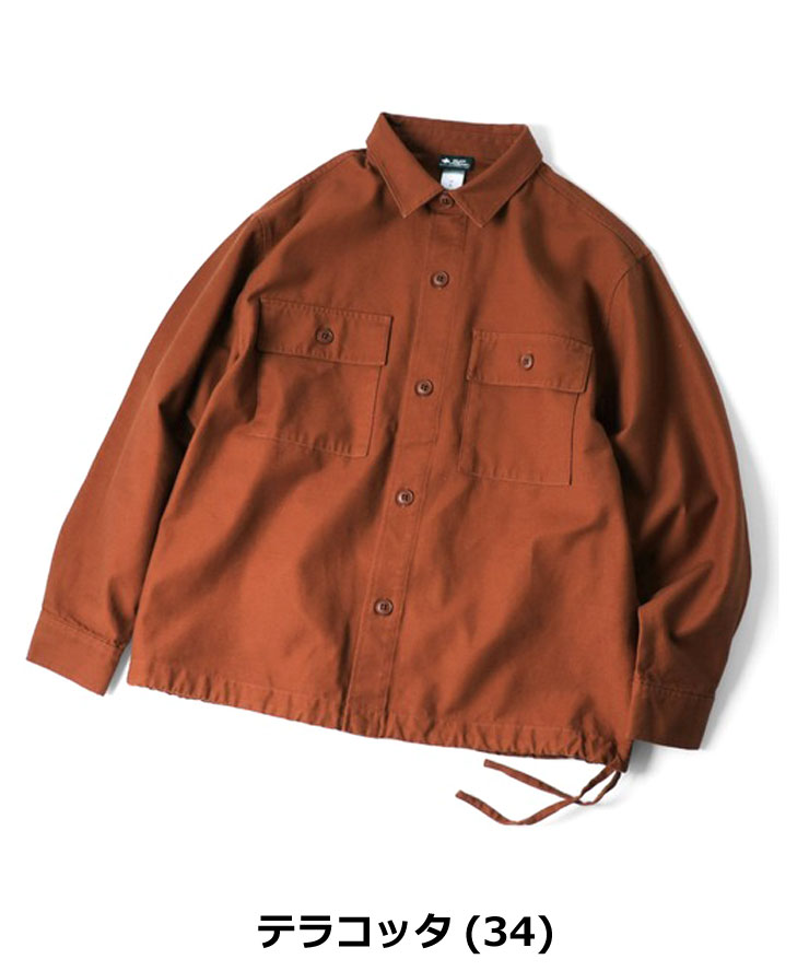 gym master ジムマスター バックサテン シャツJKT G845762 シャツジャケット ミリタリージャケット 長袖 ワークシャツ 綿100％ アウトドア | gym master | 03