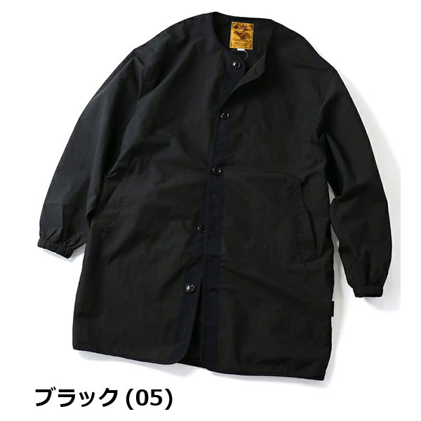 ジムマスター アウター メンズ 春夏 ジャケット コート 春 gym master ロクヨンクロス ノーカラー コート G933661 | gym master | 03