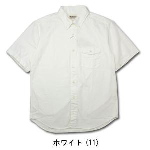 日本製 半袖 シャツ メンズ  ヘビーオックス ボタン ダウン シャツ 19-400 メンズ レディ...